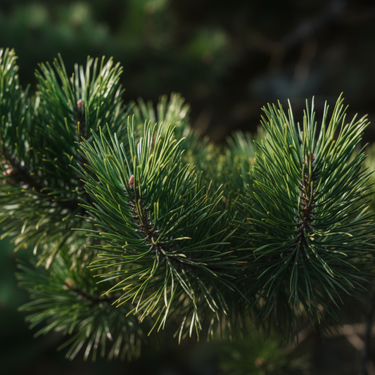 Festive Forest candle scent inspiration with pine and woodland fragrance creating a cosy winter home atmosphere