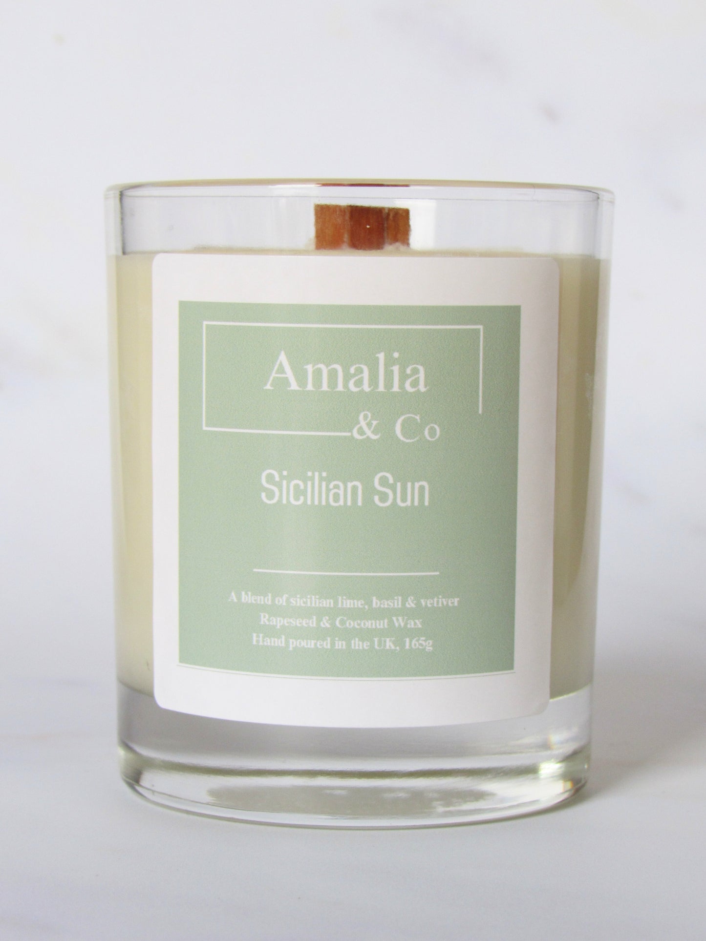 Sicilian Sun - Sicilian Lime and Basil Scented Candle