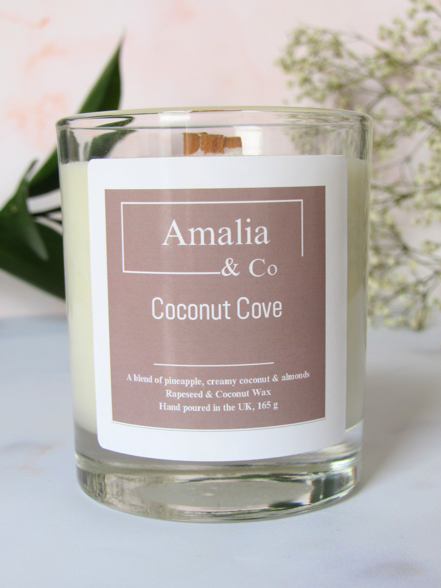 Coconut Cove - Creamy Coconut and Fresh Pineapple Scented Candle